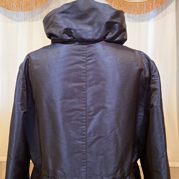 ARMANI Collezioni fabulous unique jacket blue polyester, size M/L - Picture 6 of 13